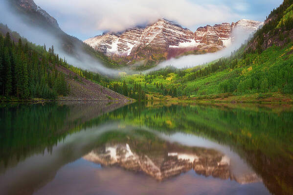 Maroon Bells Art Print featuring the photograph Let the Bells Ring by Darren White