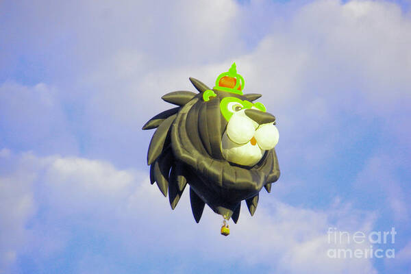  Balloon Art Print featuring the photograph Lion King balloon by Jeff Swan