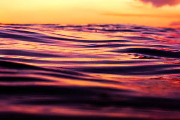 Wave Art Print featuring the photograph Liquid Lines by Micah Roemmling