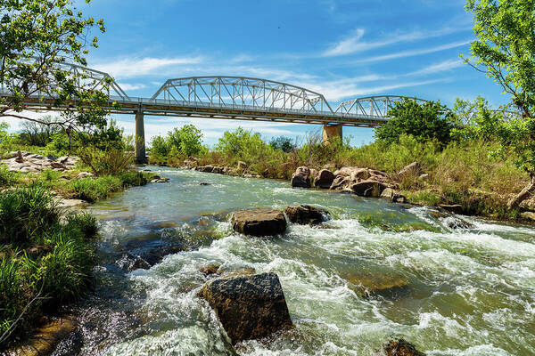 Highway 71 Art Print featuring the photograph Llano River by Raul Rodriguez