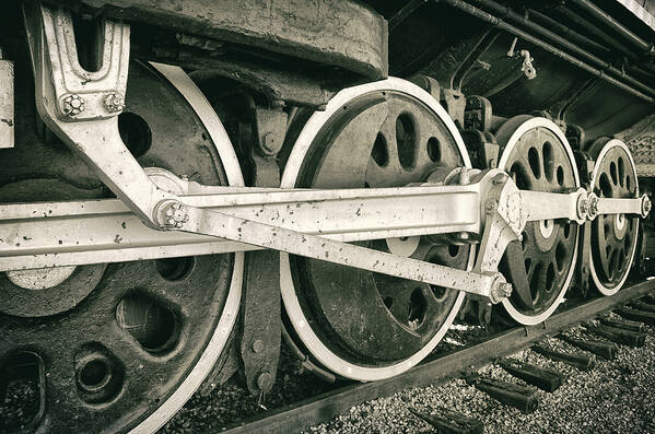 Railroad Art Print featuring the photograph Locomotive by Steven Michael