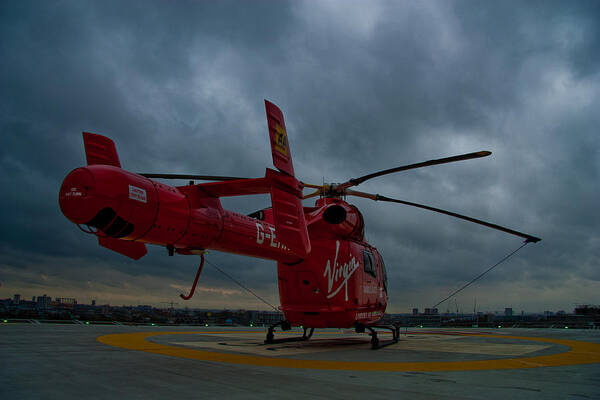 Air Ambulance Art Print featuring the photograph London Air Ambulance by Dawn OConnor