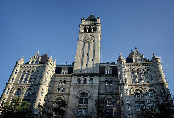 Trump International Hotel Art Print featuring the photograph Looking Up At The Trump Hotel by Greg and Chrystal Mimbs