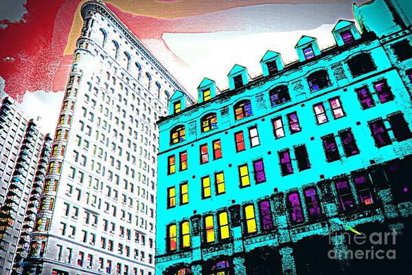 Building Art Print featuring the photograph Looking Up by Julie Lueders 