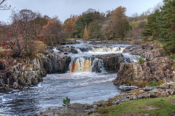 Low Art Print featuring the photograph Low Force Waterfall in Teesdale by Jeff Townsend