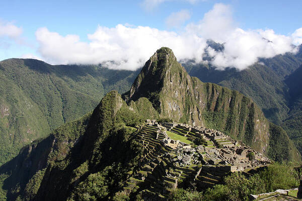 Machu Picchu Art Print featuring the photograph Machu Picchu Ruin, Peru by Aidan Moran