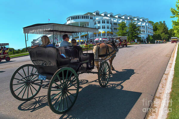 Mackinac Island Art Print featuring the photograph Mackinac Island Grand Hotel -2659 by Norris Seward