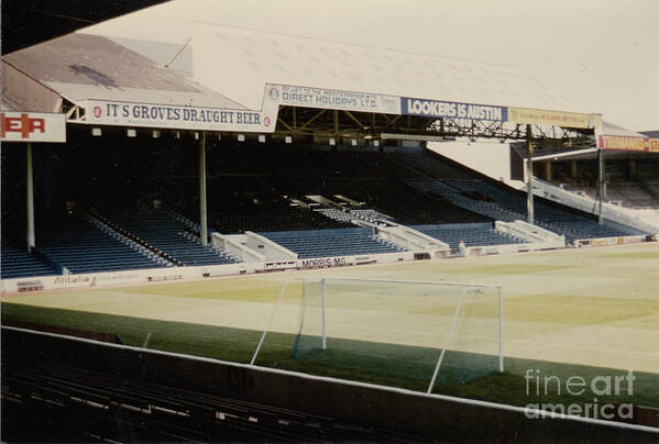 Manchester City Art Print featuring the photograph Manchester City - Maine Road - West Stand 1 - 1970s by Legendary Football Grounds