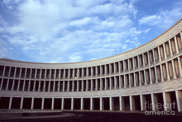 Piazza Art Print featuring the photograph Marble Embrace I by Fabrizio Ruggeri