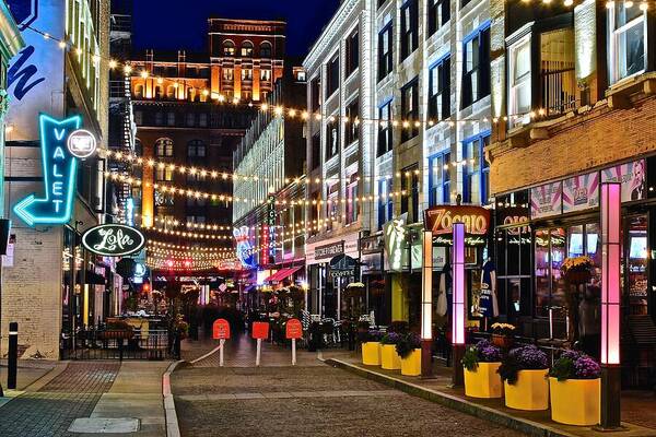 Cleveland Art Print featuring the photograph Mardi Gras in Cleveland by Frozen in Time Fine Art Photography