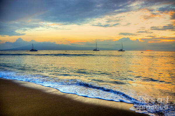 Maui Art Print featuring the photograph Maui Evening by Kelly Wade