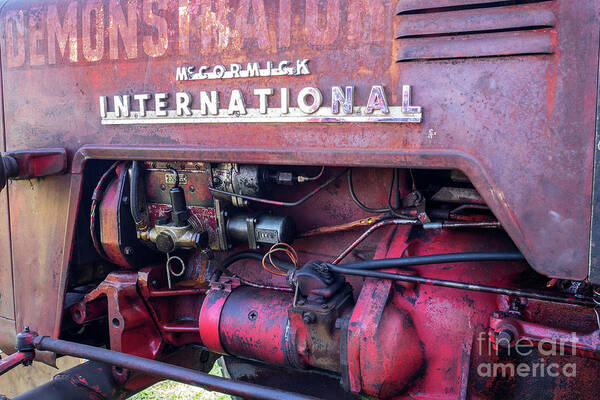 1958 Art Print featuring the photograph McCormick International Tractor 02 by Rick Piper Photography