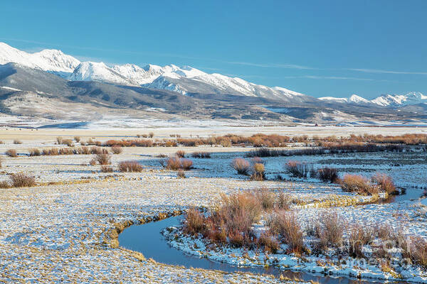 Canadian River Art Print featuring the photograph Medicine Bow Mountains by Marek Uliasz