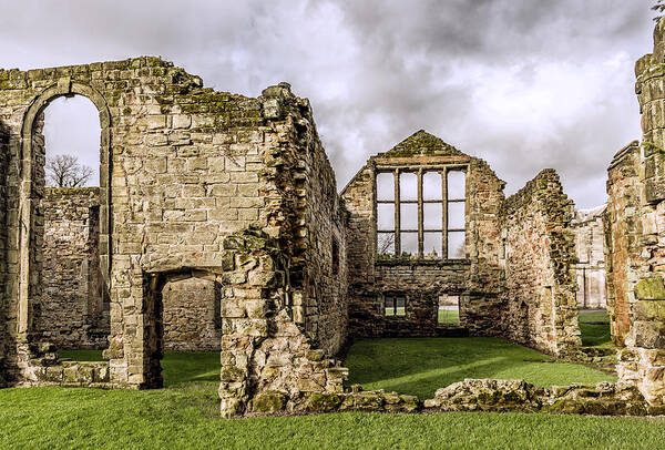 Castle Art Print featuring the photograph Medieval Ruins by Nick Bywater