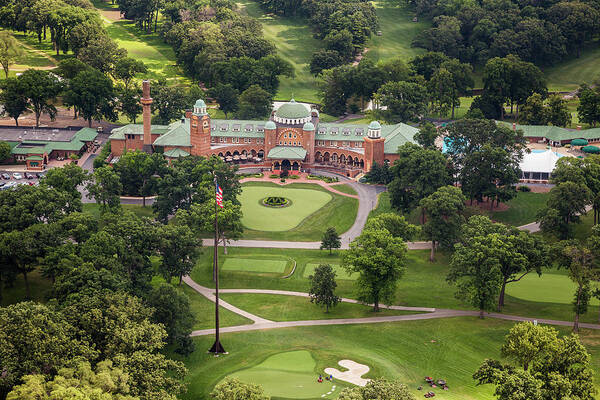 3scape Art Print featuring the photograph Medinah Country Club by Adam Romanowicz