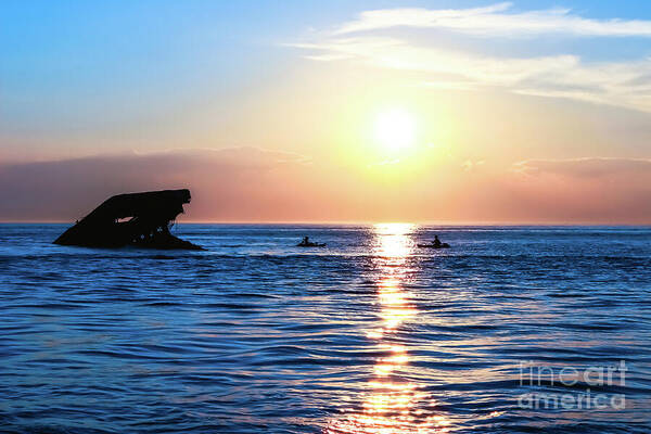 Cape May Art Print featuring the photograph Meet Me at Sunset by Colleen Kammerer