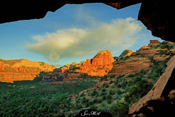 Arizona Art Print featuring the photograph Mescal Mountain 04-012 by Scott McAllister