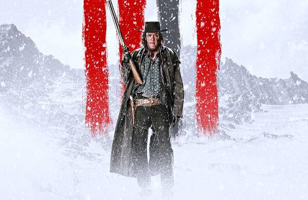 Hateful Eight Art Print featuring the digital art Michael Madsen The Hateful Eight by Movie Poster Prints