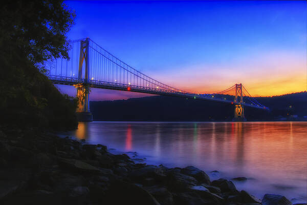 Dutchess County Art Print featuring the photograph Mid-Hudson Glow by Rachel Snydstrup