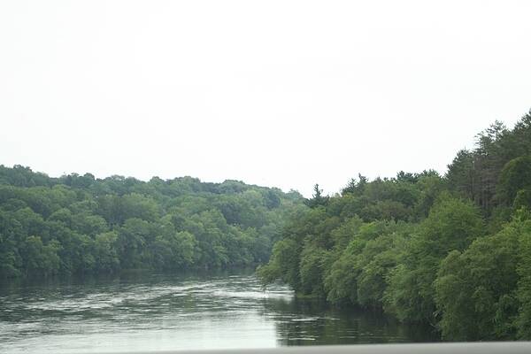 Photo Art Print featuring the photograph Mighty Merrimack River by Barbara S Nickerson