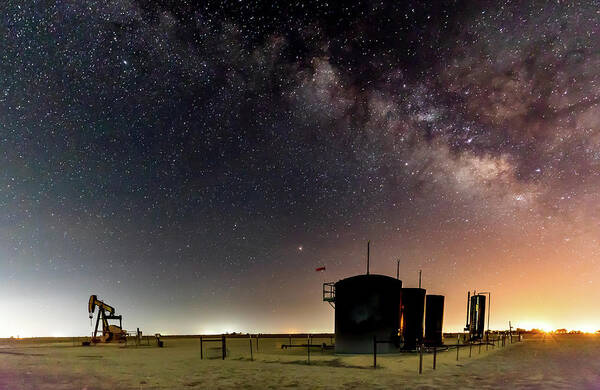 Battery Art Print featuring the photograph Milky Way Lease by Jonas Wingfield