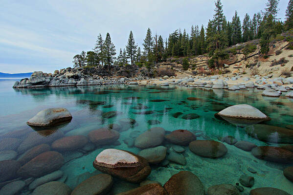 Lake Tahoe Art Print featuring the photograph Mind Blowing Clarity by Sean Sarsfield