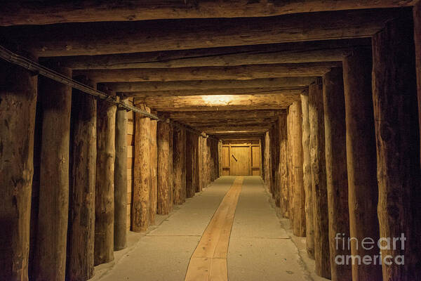 Ancient Art Print featuring the photograph Mining Tunnel by Juli Scalzi