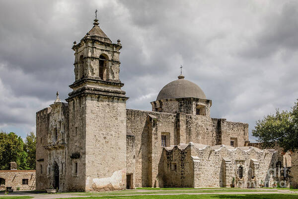 Church Art Print featuring the photograph Mission San Jose - 1352 by Teresa Wilson