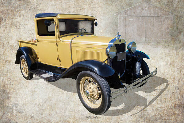 Pickup Art Print featuring the photograph Model A Pickup by Keith Hawley