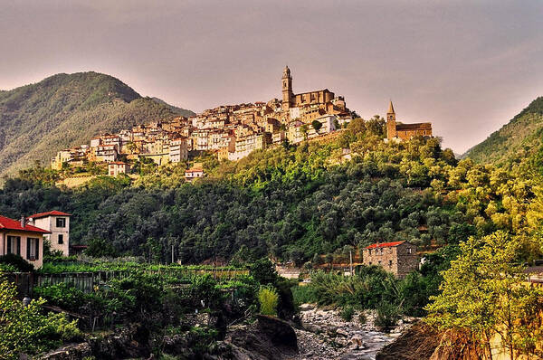 Europa Art Print featuring the photograph Montalto Ligure - Italy by Juergen Weiss