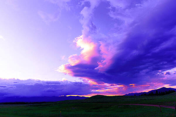 Montana Art Print featuring the photograph Montana Landscape by Jeff Swan