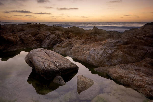 Monterey Art Print featuring the photograph Monterey Sunset by Mike Irwin