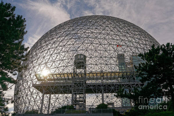 Montreal Art Print featuring the photograph Montreal Biosphere 2 by John Mitchell