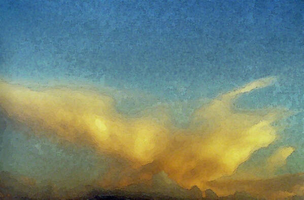 Cloud Art Print featuring the photograph Morning Dove by Terence McSorley