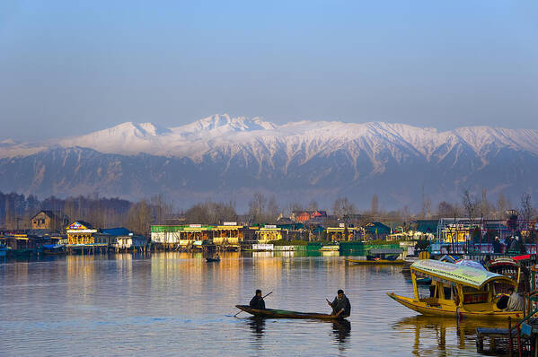 Morning Art Print featuring the photograph Morning in Kashmir by Ng Hock How