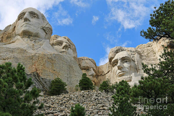 Mount Rushmore Art Print featuring the photograph Mount Rushmore 8773 by Jack Schultz