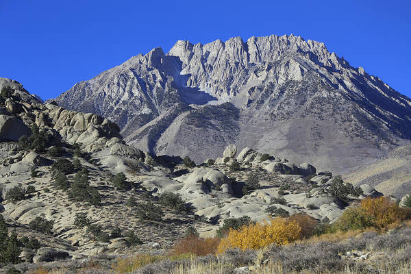Owens Valley Art Print featuring the photograph Basin Mountain by Tammy Pool
