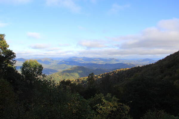 Mountains Art Print featuring the photograph Mountain Landscape 1 by Allen Nice-Webb