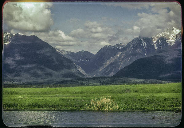  Art Print featuring the photograph Mountain View Montana.... by Paul Vitko