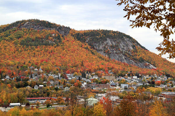 New Hampshire Art Print featuring the photograph Mt Forest and Berlin with Autumn Colors by Brett Pelletier