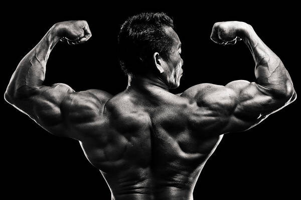 Strong Art Print featuring the photograph Muscle by Michael Angelo Phang