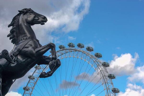 London Eye Art Print featuring the photograph My Favorite Ride by Diane Lindon Coy
