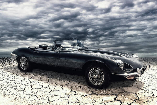 Car Art Print featuring the photograph my friend the Jag by Joachim G Pinkawa