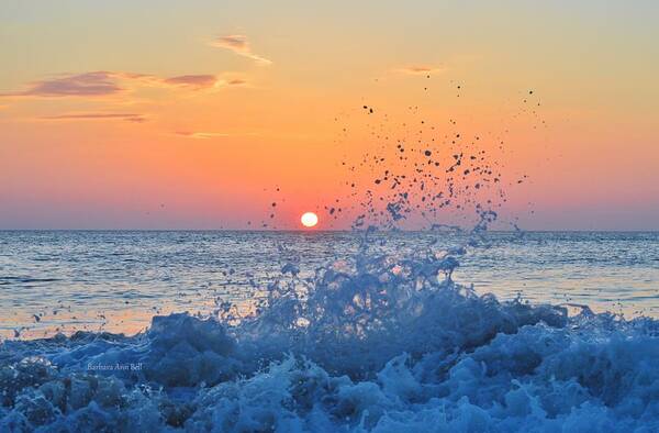 Outer Banks Art Print featuring the photograph Nags Head Sunrise 7/15/16 by Barbara Ann Bell