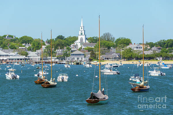 Clarence Holmes Art Print featuring the photograph Nantucket Harbor I by Clarence Holmes