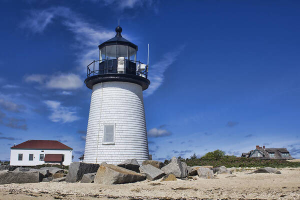 Nantucket Art Print featuring the photograph Nantucket Lighthouse by Carlos Diaz