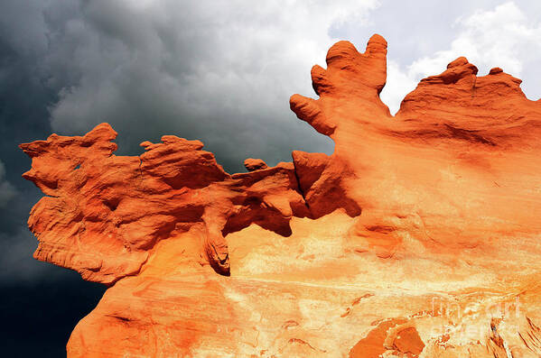 Hoodoo Art Print featuring the photograph Nature's Artistry Nevada 2 by Bob Christopher