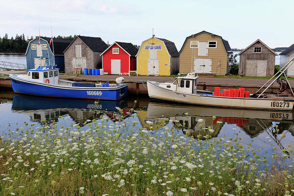 Canada Art Print featuring the photograph New London Wharf, P.e.i. by Gary Corbett