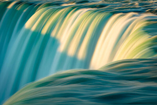 Canadian Falls Art Print featuring the photograph Niagara Falls - Abstract I by Mark Rogers