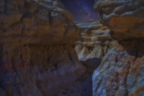 Night Art Print featuring the photograph Night at the Mines by Darren White